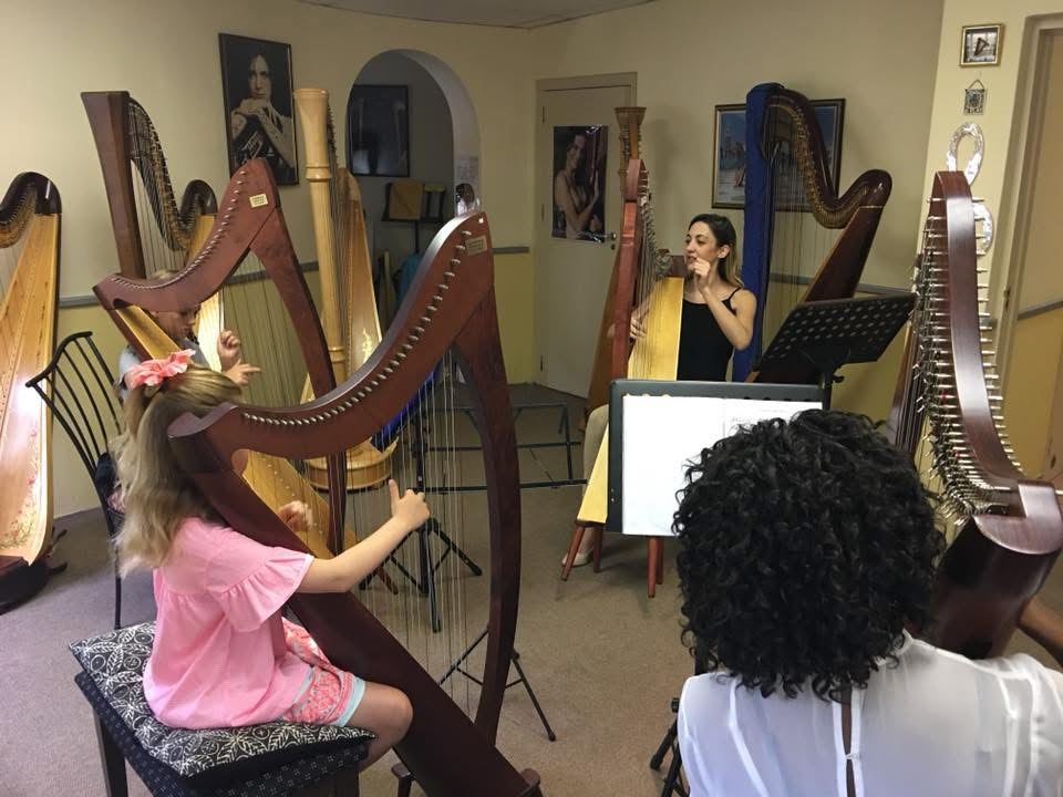 Harp tuition at Avondale Harps